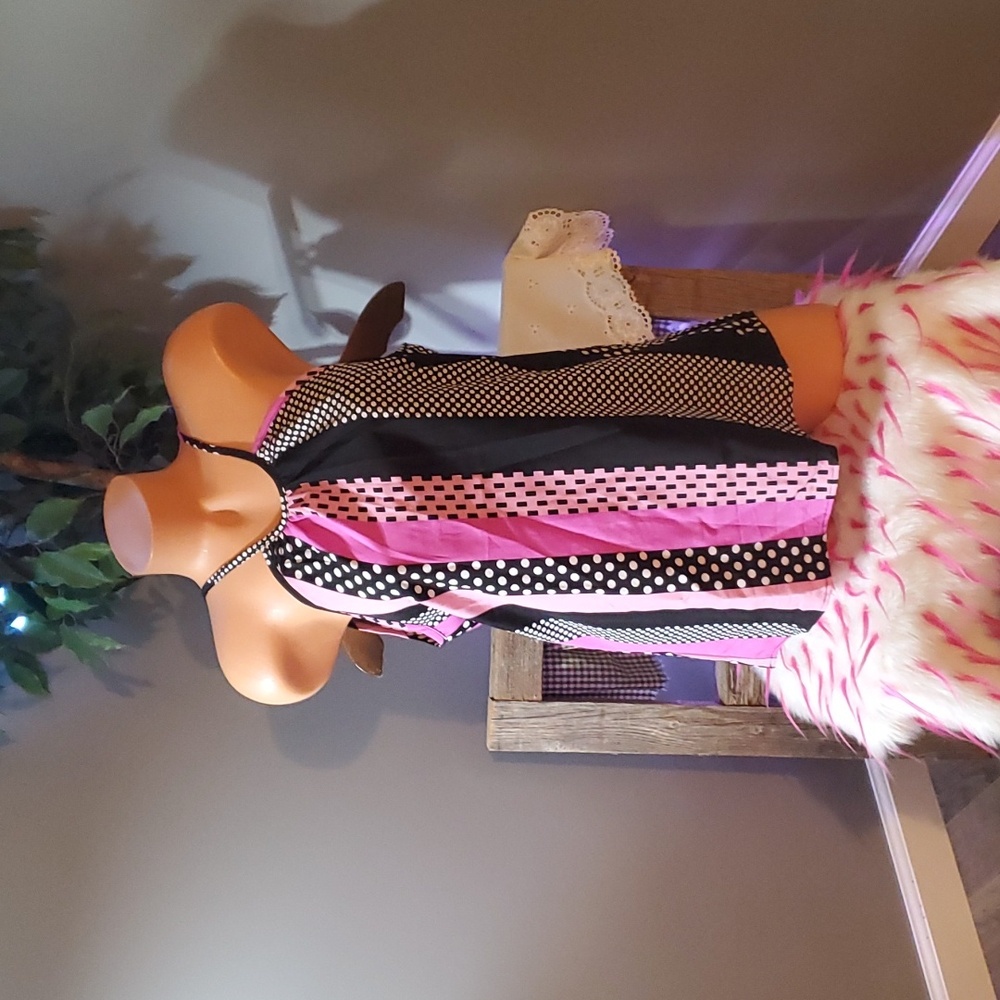 Boutique detailed tie back top L NWOT